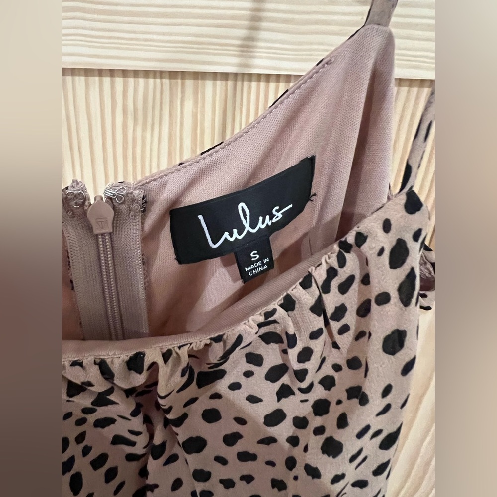 NWT Lulus Leopard Print Mini Dress - Picture 4 of 7